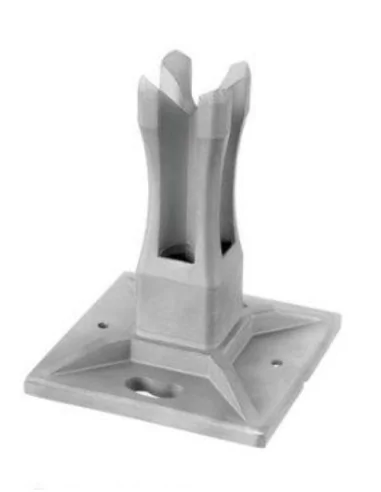 Base de suelo para poste de barandilla acero inoxidable
