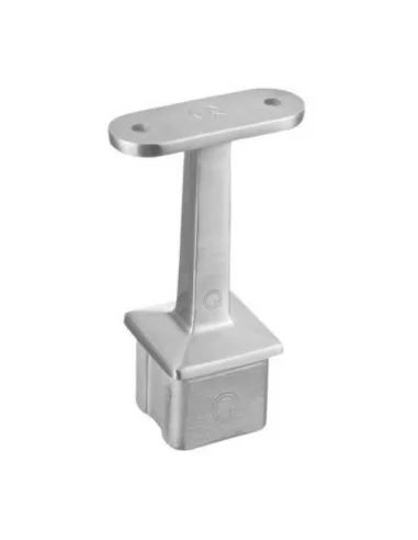 Soporte pasamanos a poste Square Line Mod. 4710 para tubo cuadrado o rectangular