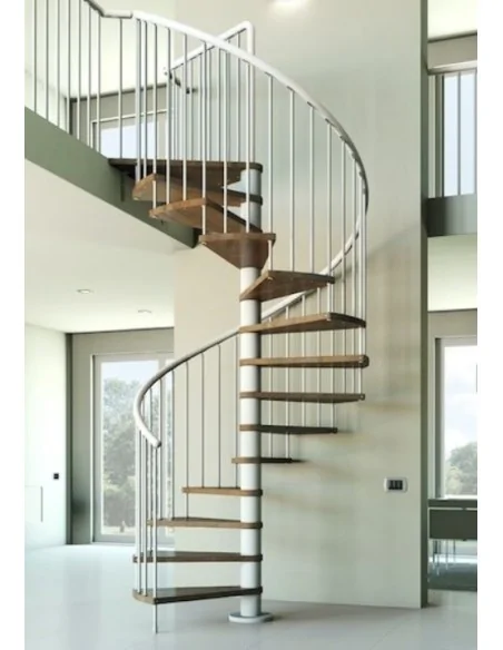 Escalera de Caracol Kubo | Diseño Elegante y Espacio Optimizado