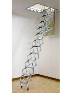 Escalera escamoteable para interior modelo Fan - Barmet.es