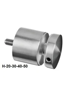 Adaptador para vidrio en acero inox AISI304 y AISI316 Mod 0747