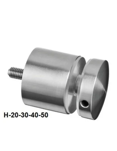 Adaptador para vidrio en acero inox AISI304 y AISI316 Mod 0747
