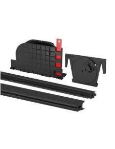 Q-disc System ajustable(set de gomas , inserto y Q-disc) Mod. 6960 para perfil Easy Glass Smart y Prime