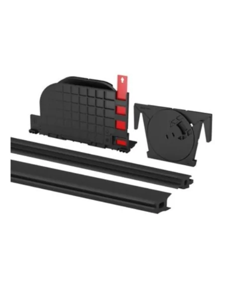 Q-disc System ajustable(set de gomas , inserto y Q-disc) Mod. 6931 para perfil Easy Glass Smart y Prime