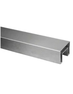 Pasamanos en "U" rectangular Mod 6924 acero inox. 40X60mm