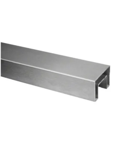Pasamanos en "U" rectangular Mod 6924 acero inox. 40X60mm
