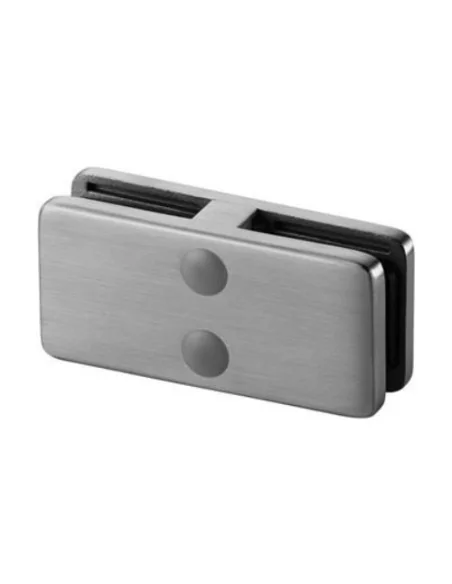 Doble conector para vidrio en acero inox AISI316/304 mod 4270