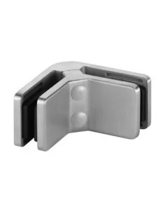 Conector para vidrio ángulo 90º mod 4290 en acero inox AISI 316/304