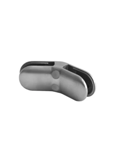 Conector para vidrio ángulo 135º mod 2880 en acero inox AISI 316