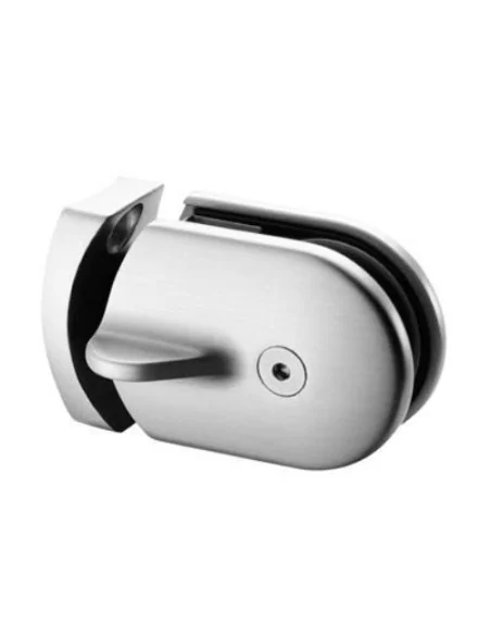 Cierre de puerta para vidrio tubo redondo mod 0282 en acero inoxidable AISI 316