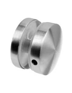Conector para vidrio Ø50mm mod 0742 en acero inox AISI 316/304