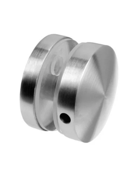 Conector para vidrio Ø50mm mod 0742 en acero inox AISI 316/304