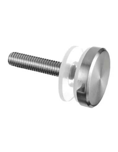 Adaptador para vidrio Ø30mm en acero inoxidable AISI 304/316 Mod 0740