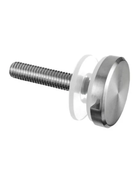 Adaptador para vidrio Ø30mm en acero inoxidable AISI 304/316 Mod 0740