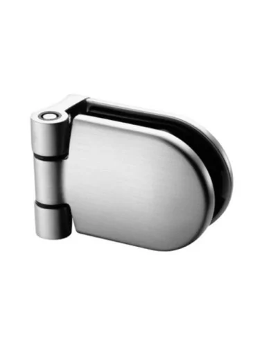 Bisagra para vidrio mod 0281 en acero inoxidable AISI 316