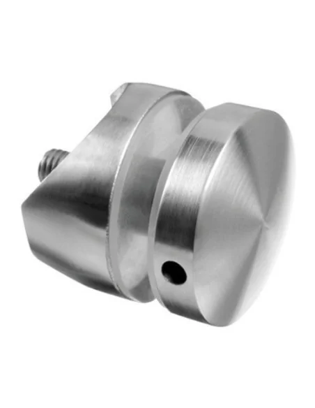 Adaptador para vidrio tubo redondo Ø50mm en acero inoxidable AISI 304/316 Mod 1747