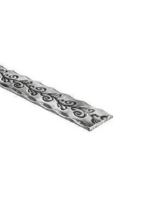 Pasamanos con dibujo floreado de pletina 40 x 8 mm - Arteferro