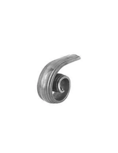 Terminal para pasamanos laminado 50x14 con rizo interno - Arteferro