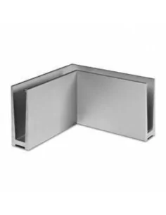Perfil esquina interior para barandilla Easy Glass Slim superior - Barmet