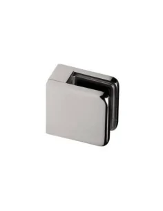 Pinza vidrio CC-720 de acero inoxidable para poste cuadrado de barandilla
