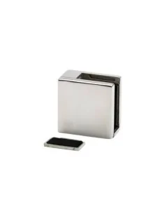 ✔ Pinza vidrio CC-726 de acero inox. para poste cuadrado ✔ Barmet.es