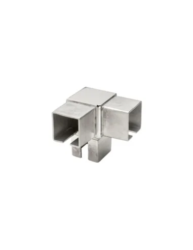 CT-225 - Conector para poste en esquina - SQUARE-IT