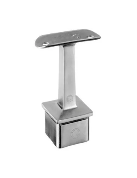 Soporte pasamanos a poste Square Line Mod. 4710 para tubo redondo