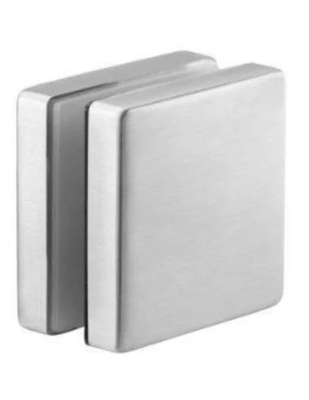 Adaptador cuadrado de acero inox 316 para barandilla de vidrio