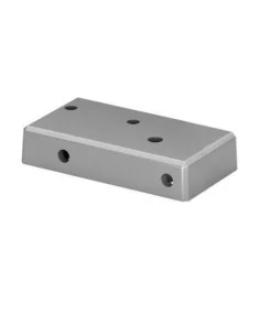 Base derecha para poste de aluminio 9027