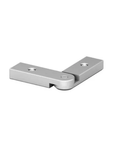 Conector esquinero ajustable 0-90º para pasamanos de Aluminio