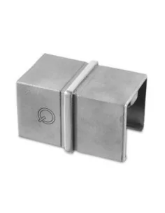 Conector rectangular de unión para tubos en perfil U 6794 40x40mm