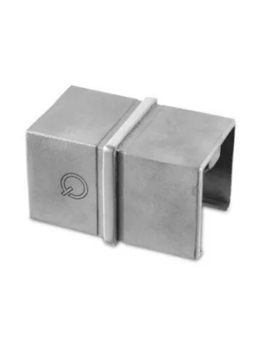 Conector rectangular de unión para tubos en perfil U 6794 40x40mm