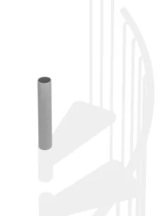 Extensión de eje central para escalera Hoop +319 cm | Barmet