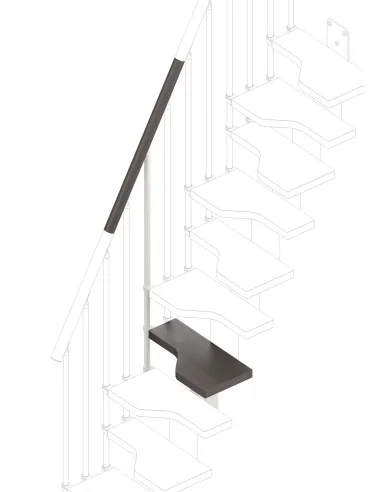 Peldaño adicional para escalera de tramos Mini | Barmet