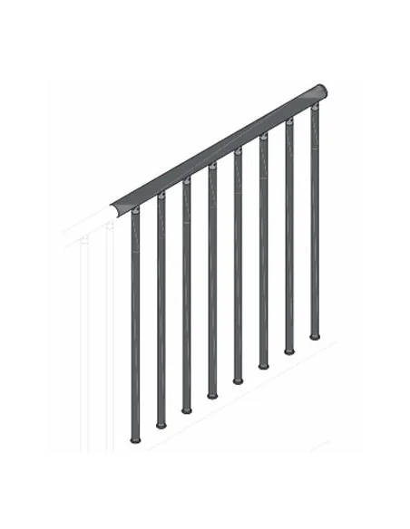 Barandilla para escaleras de acero epoxi Gamia Metal | Barmet