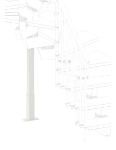 Soporte a suelo para escalera modular Knock | Barmet 2