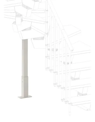 Soporte a suelo para escalera modular Knock | Barmet