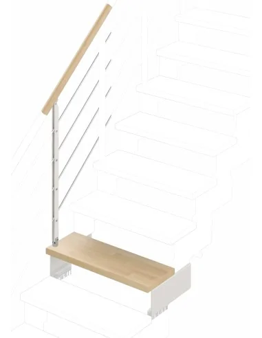 Conjunto de barandillas para escalera modular Composity | Barmet