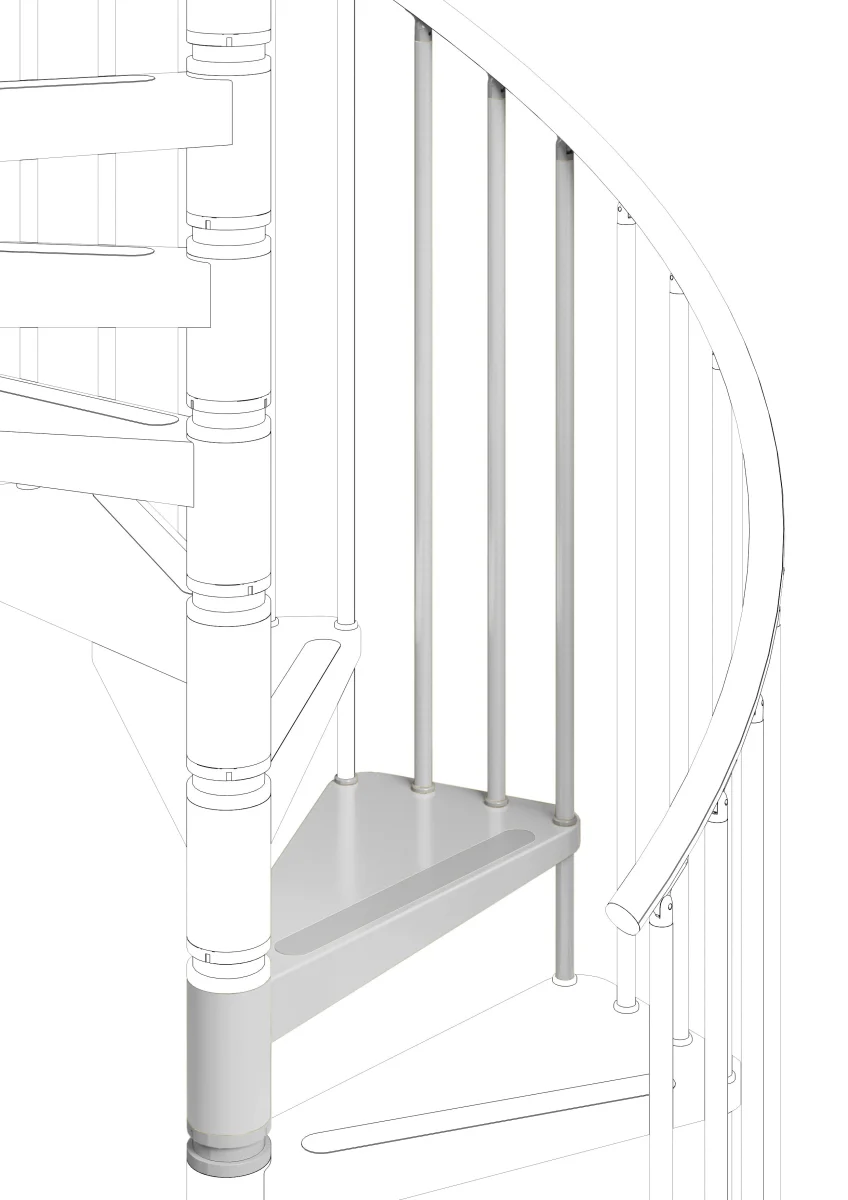 Escalera de caracol Gamia Metal — imagen 2