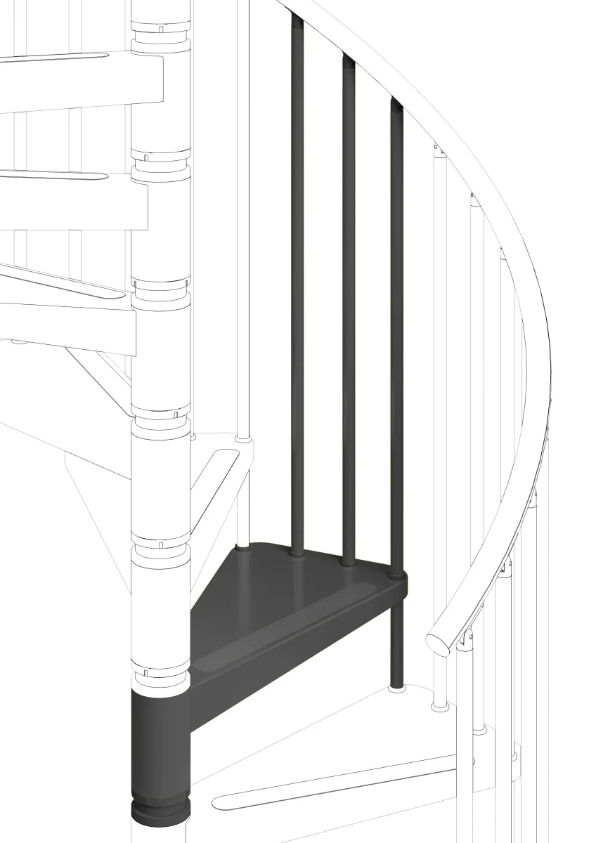 Escalera de caracol Gamia Metal — imagen 3