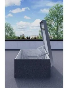 Escalera TRAMO Terraza instalada bajo una salida a cubierta 2