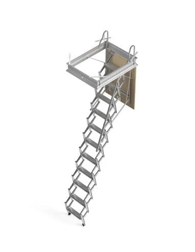 Escalera Flexa de tijera desplegada