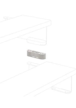 Espaciadores adicionales de policarbonato para escalera Composity