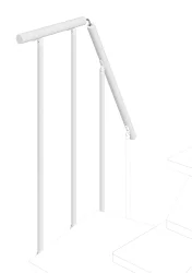 Barandilla de rellano para escalera Small, lado externo