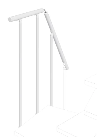 Barandilla de rellano para escalera Small, lado externo