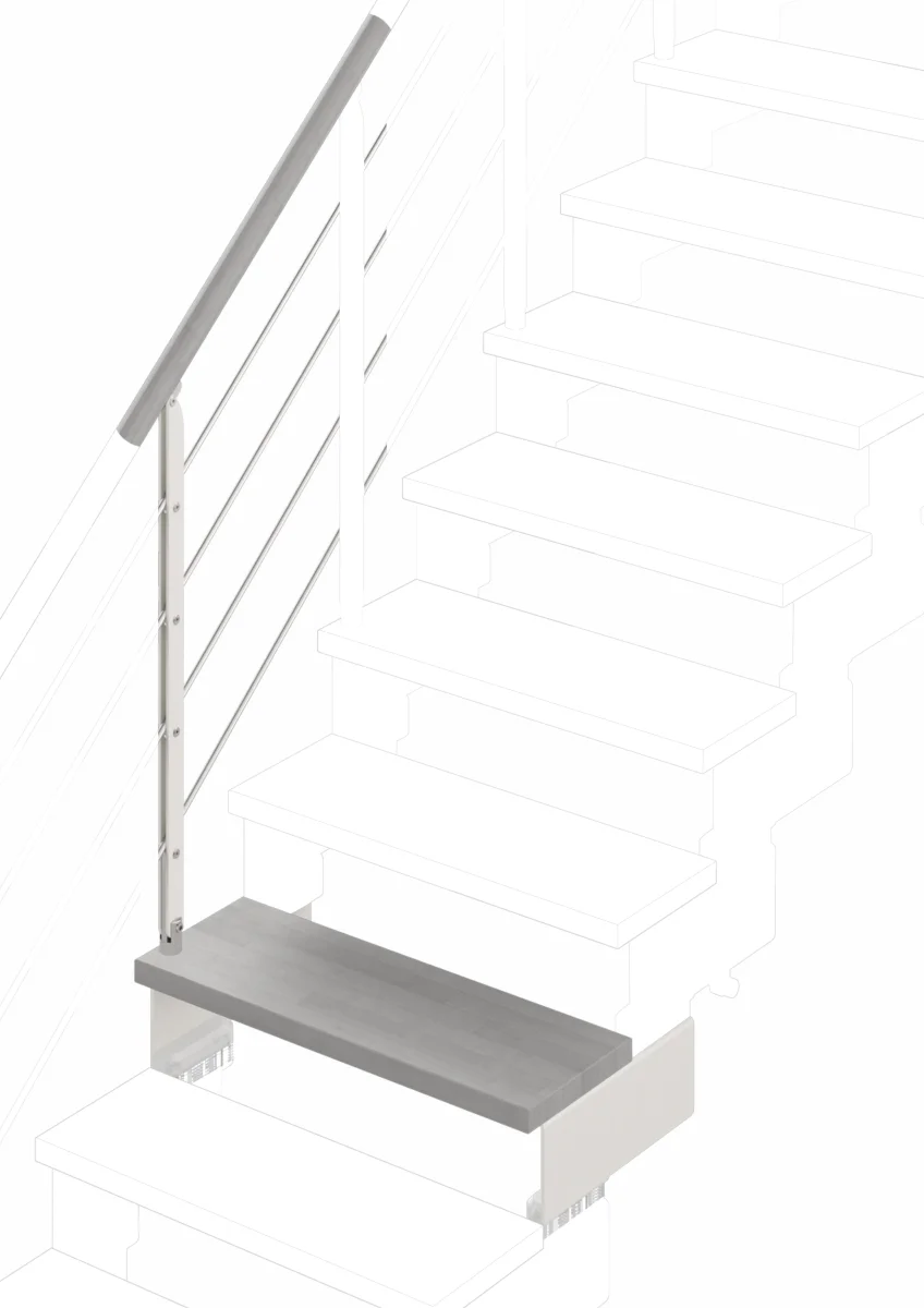 Conjunto de barandillas para escalera modular Composity