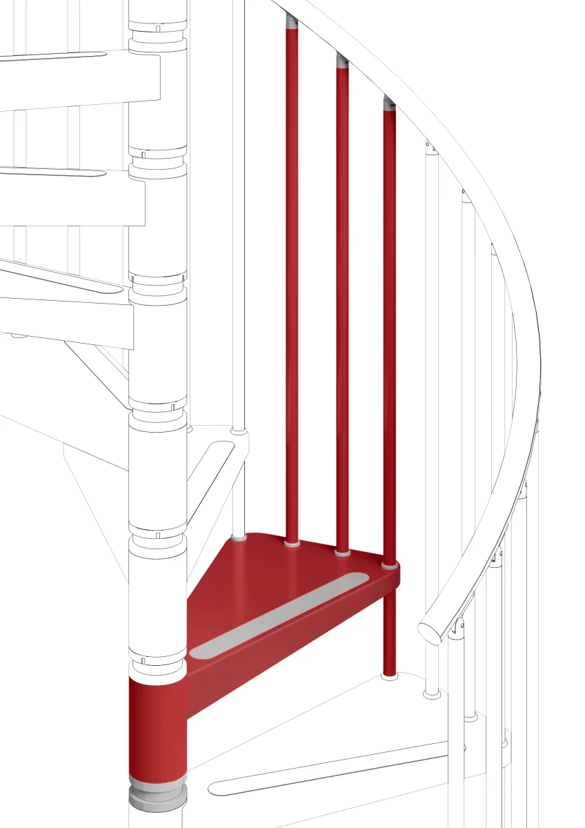 Escalera de caracol Gamia Metal | Barmet