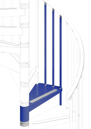 Escalera de caracol Gamia Metal | Barmet