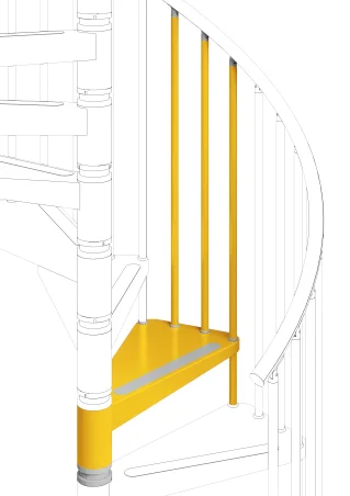 Escalera de caracol Gamia Metal | Barmet