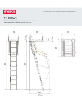 Escalera escamoteable TRAMO | Barmet
